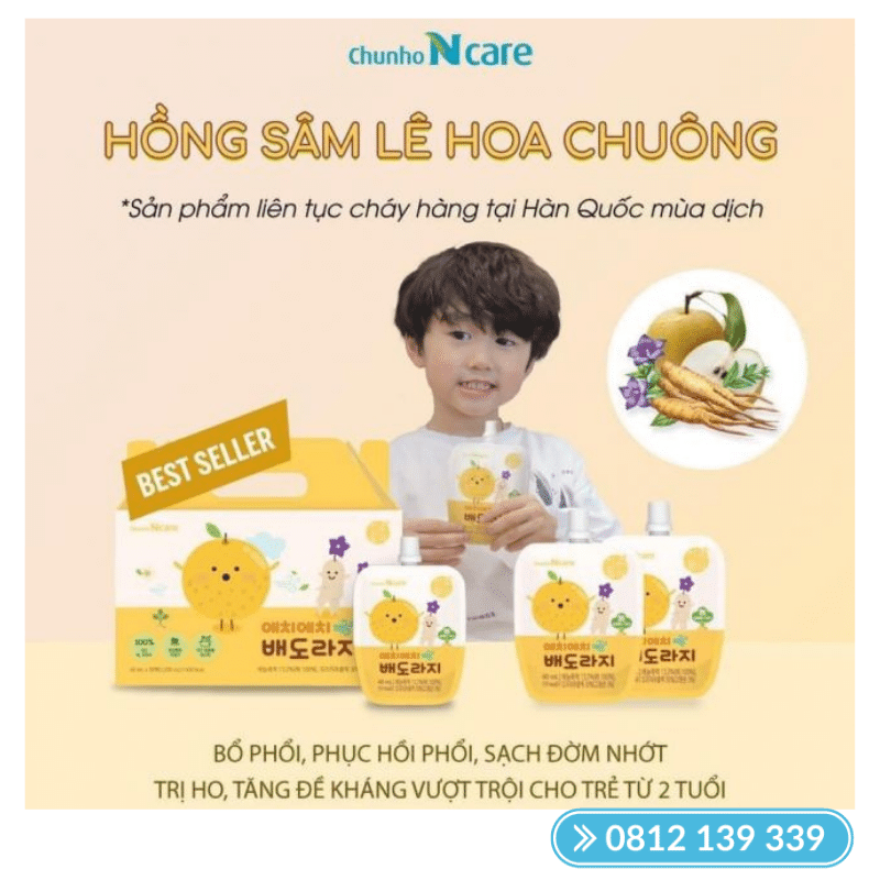 Nước ép lê hoa chuông bổ dưỡng