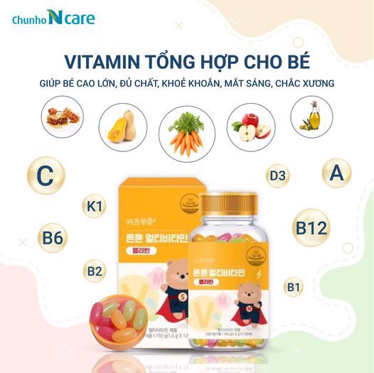 Vitamin tổng hợp cho bé chunho